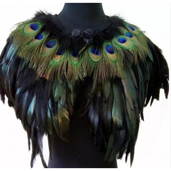 Peacock 2025 feather coat